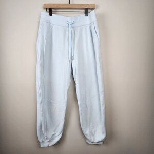 Lululemon sz 10 women light blue jogger pants joggers cropped